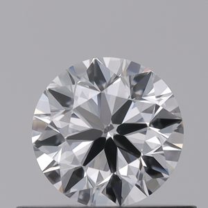 Round 0.50ct D VS1 Very Good Excellent Excellent None