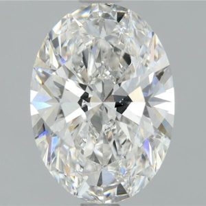 Oval 1.55ct F VS1  Excellent Excellent None