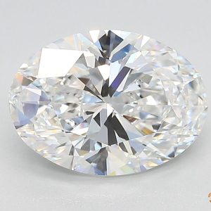 Oval 2.66ct E VVS2 Excellent Excellent None