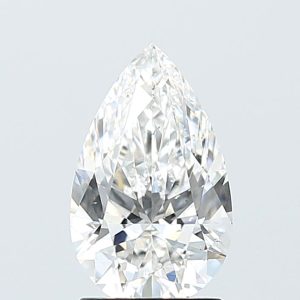 Pear 1.82ct E VS2 Excellent Excellent None