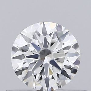 Round 0.42ct F VVS2 Ideal Excellent Excellent None