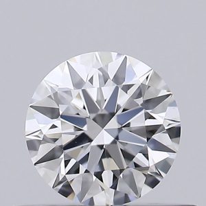 Round 0.42ct F VVS2 Ideal Excellent Excellent None
