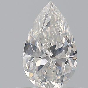 Pear 0.53ct F SI2 Excellent Excellent Very Good None