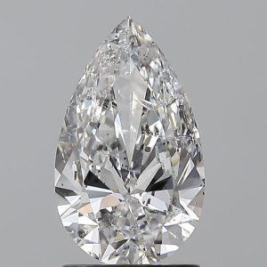 Pear 1.55ct D SI2 Very Good Very Good None
