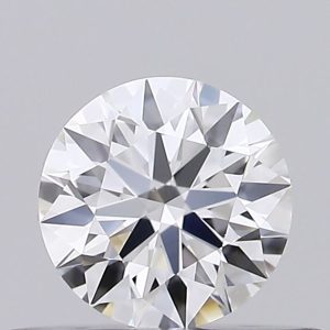 Round 0.37ct F VVS2 Ideal Excellent Excellent None