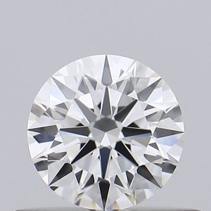 Round 0.37ct F VVS2 Ideal Excellent Excellent None