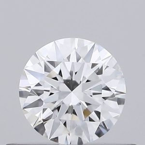 Round 0.38ct F VVS2 Ideal Excellent Excellent None