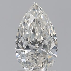 Pear 0.96ct F SI2 Excellent Excellent Excellent Very Slight