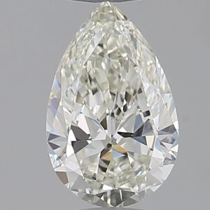 Pear 0.50ct J VS2 Very Good Very Good None