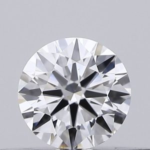 Round 0.24ct D VS1 Ideal Excellent Excellent None