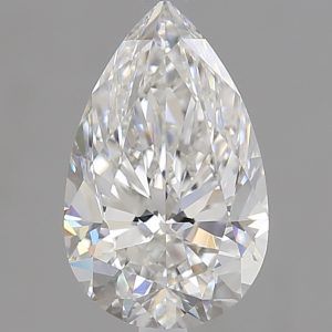 Pear 1.40ct F SI1  Excellent Excellent None