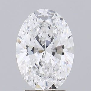 Oval 1.61ct D VS1  Excellent Excellent None