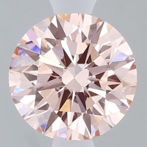 Round 1.01ct Fancy Pink VS1 Ideal Excellent Excellent Faint
