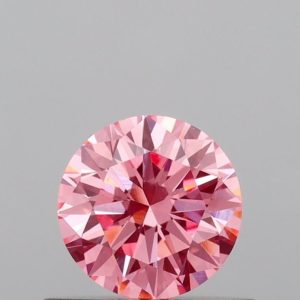 Round 0.51ct Fancy Pink VS1 Excellent Very Good Very Good Faint