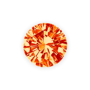 Round 1.02ct Fancy Orange SI1 Good Excellent Excellent None