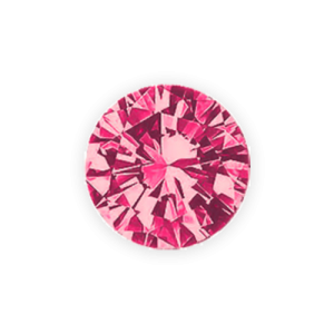 Round 0.59ct Fancy Pink VVS1 Ideal Excellent Excellent Faint