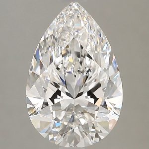 Pear 2.09ct E VS1 Excellent Excellent Excellent None