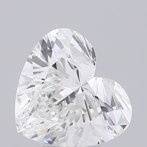 Heart 4.15ct F VS1  Excellent Excellent None