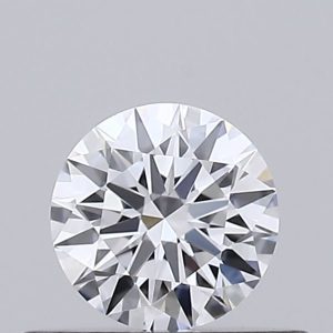 Round 0.31ct D VVS1 Ideal Excellent Very Good None