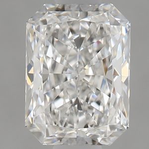 Radiant 0.78ct F VVS1 Excellent Very Good None