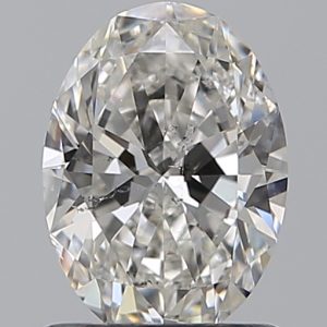 Oval 1.00ct F SI2 Excellent Excellent Excellent None