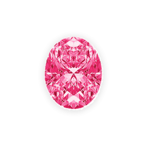 Oval 0.70ct Fancy Pink VVS2 Excellent Very Good Faint