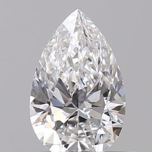 Pear 0.50ct D VVS2 Excellent Excellent Excellent None