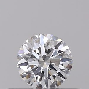 Round 0.31ct D VS1 Excellent Very Good Very Good None