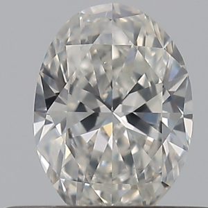 Oval 0.40ct F SI1 Very Good Very Good Very Good None