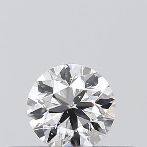 Round 0.18ct D SI2 Very Good Excellent Very Good None