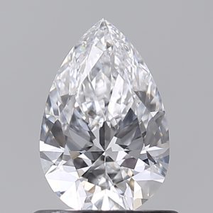 Pear 0.72ct D VVS2 Excellent Excellent Excellent None