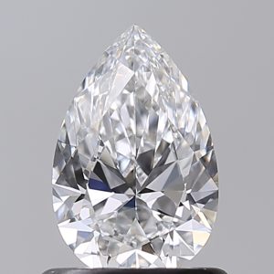 Pear 0.72ct D VVS2 Excellent Excellent Excellent None