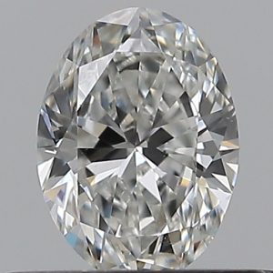 Oval 0.40ct F VS2 Excellent Very Good Very Good None