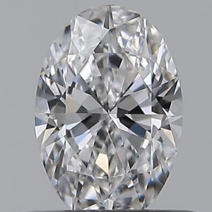 Oval 0.40ct D VVS1 Excellent Very Good Very Good None