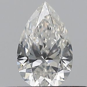 Pear 0.31ct G SI1 Excellent Excellent Very Good None