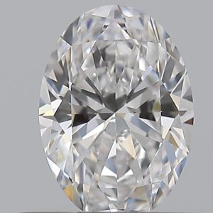 Oval 0.49ct D VVS2 Excellent Excellent Excellent None
