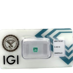 EMERALD SQUARE CUT IGI CT 0.46 MM 4.50X4.50