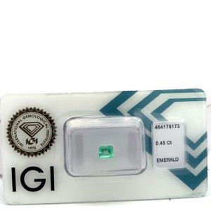 SMERALDO TAGLIO OTTAGONALE IGI CT 0,45 MM 5X4