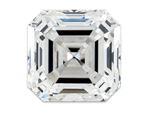 Asscher 2.53ct F VS1  Excellent Excellent None