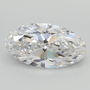 Oval 3.07ct D VS1 Excellent Excellent None