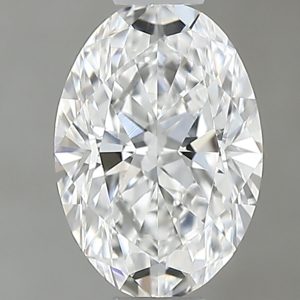 Oval 0.41ct D VVS2 Excellent Excellent Excellent None