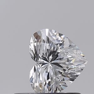 Heart 0.50ct E VVS2 Excellent Excellent Excellent None