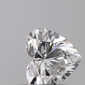 Heart 0.52ct E VVS2 Excellent Excellent Excellent None