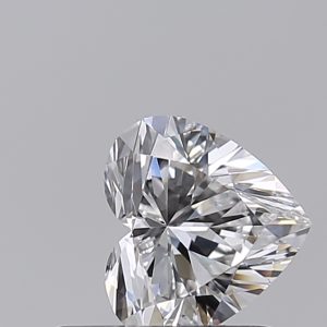 Heart 0.52ct E VVS1 Excellent Excellent Very Good None