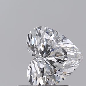 Heart 1.00ct D VVS2 Excellent Excellent Excellent None