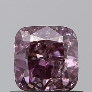 Cushion 0.70ct Fancy Pink I2  Very Good Good None