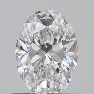 Oval 0.50ct D VS1 Excellent Excellent Excellent Faint