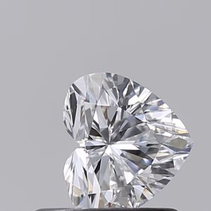 Heart 0.52ct D VVS2 Excellent Excellent Excellent None