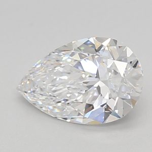 Pear 1.00ct D VVS2 Excellent Excellent Excellent None