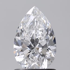 Pear 1.02ct D VVS2 Excellent Excellent Excellent None